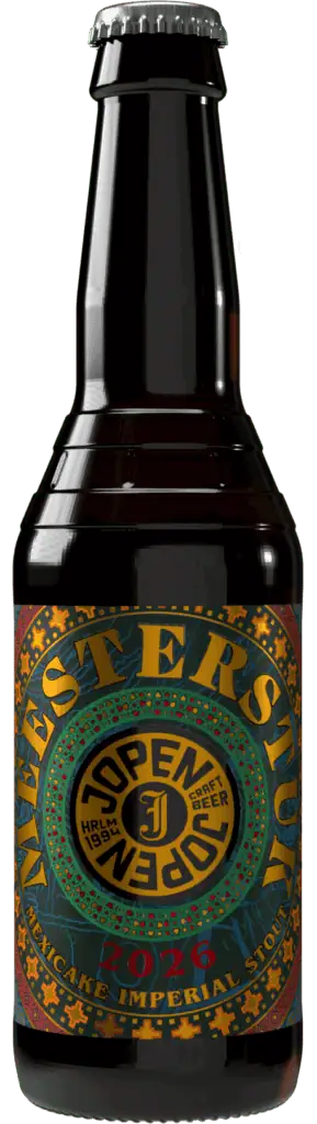 Fles Jopen Meesterstuk 2026, bier van Jopen, op voorraad bij slijterij ’t Bockje in Bathmen