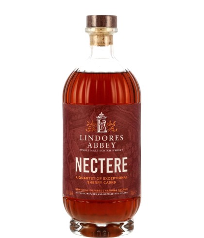 Fles Lindores Abbey Nectere, whisky, bij slijterij ’t Bockje in Bathmen
