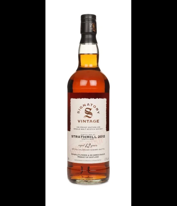 Signatory Strathmill 2012 100 PROOF #36 bij t Bockje in Bathmen
