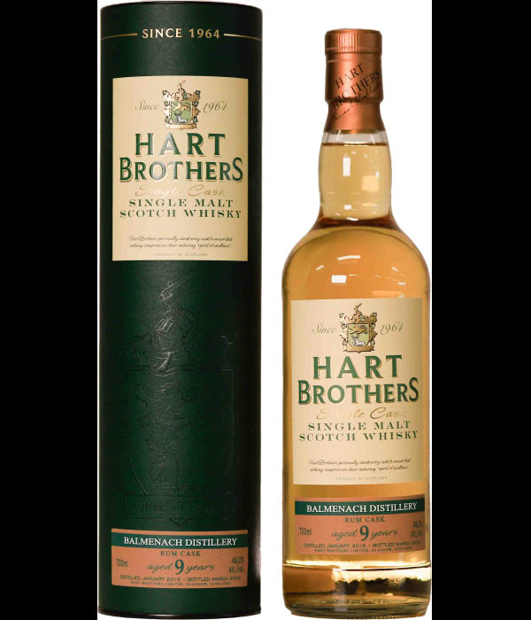 Hart Brothers Balmenach 9 Years Old 2015 Rum Cask bij t Bockje in Bathmen