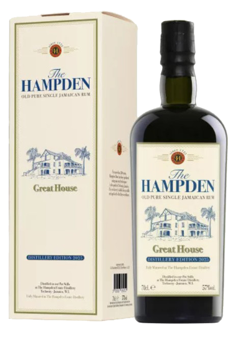 Fles Hampden Estate Great House Distillery Edition 2025, rum, bij slijterij ’t Bockje in Bathmen