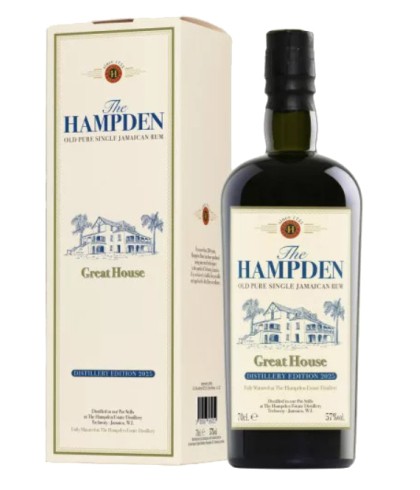 Fles Jamaicaanse rum van Hampden Estate, op voorraad bij slijterij t Bockje in Bathmen