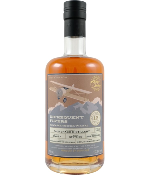 Balmenach Distillery 12 Years Old 2011 Infrequent Flyers bij t Bockje in Bathmen