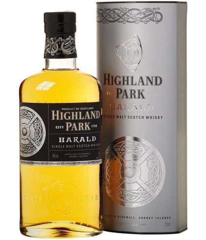 Fles Highland Park Harald, single malt whisky, op voorraad bij slijterij t Bockje in Bathmen