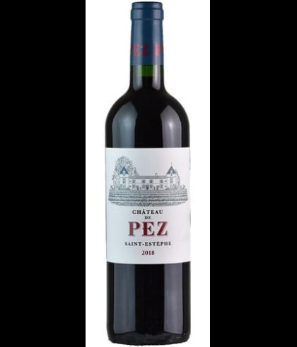 Fles Château de Pez Saint-Estèphe, wijn op voorraad bij slijterij t Bockje in Bathmen