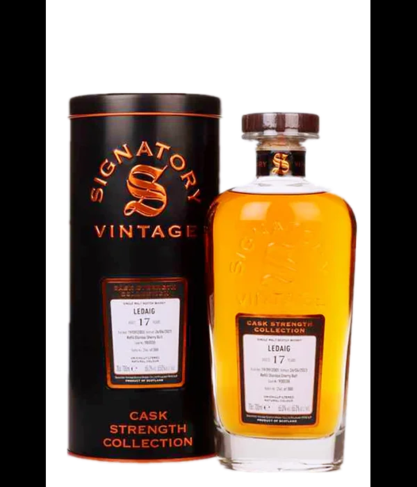 Signatory Cask Strength Collection Ledaig 17 Years Old bij t Bockje in Bathmen