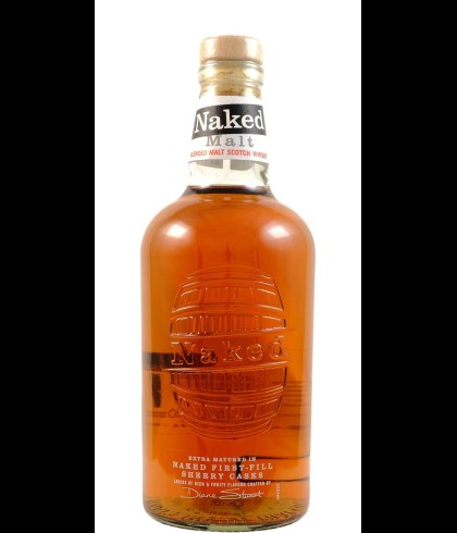 Fles The Naked Malt Whisky, whisky, bij slijterij t Bockje in Bathmen