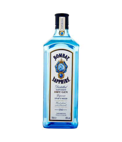 Fles Bombay Sapphire Gin, gin, bij slijterij t Bockje in Bathmen