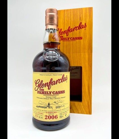 Fles Glenfarclas The Family Casks 2006, single malt whisky, op voorraad bij slijterij t Bockje in Bathmen