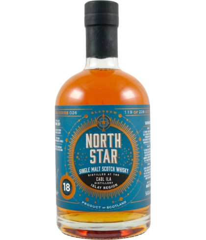Fles North Star Caol Ila 18Y 2007, single malt whisky, op voorraad bij slijterij t Bockje in Bathmen