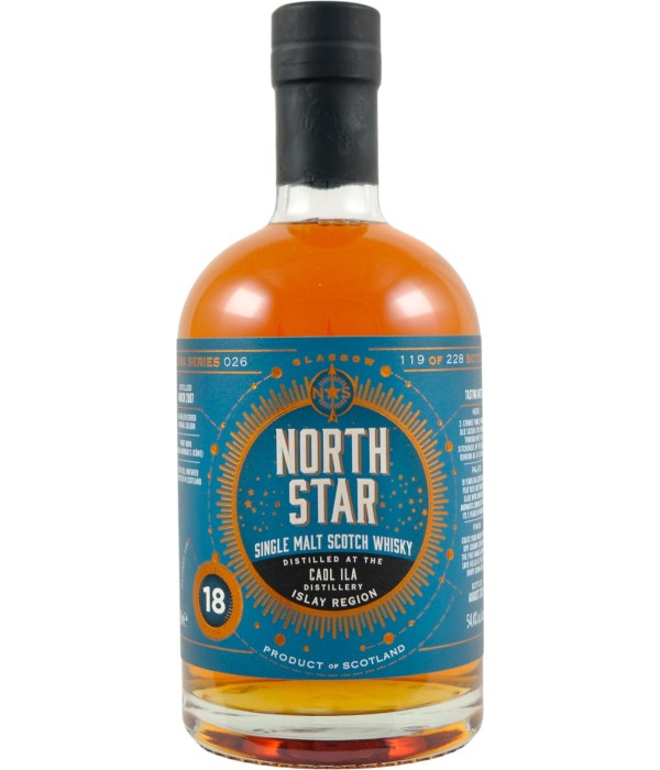 North Star Spirits Caol Ila 18Y 2007 Cask Series 02 bij t Bockje in Bathmen