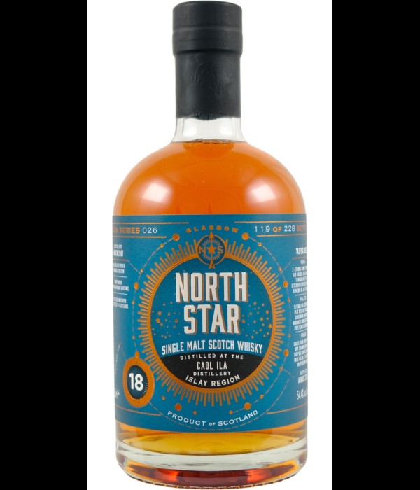 North Star Spirits Caol Ila 18Y 2007 Cask Series 02 bij t Bockje in Bathmen