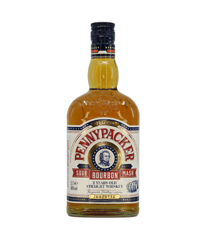 Fles Pennypacker Sour Bourbon Mash 2 Years Old, whisky, op voorraad bij slijterij t Bockje in Bathmen