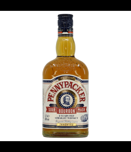 Fles Pennypacker Sour Bourbon Mash 2 Years Old, whisky, op voorraad bij slijterij t Bockje in Bathmen