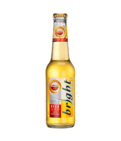 Amstel Bright, bier op voorraad bij slijterij t Bockje in Bathmen
