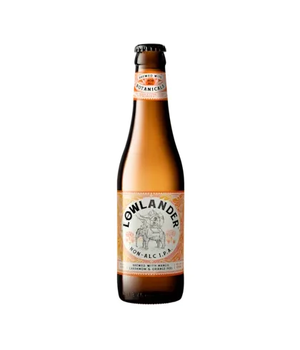 Lowlander Mango IPA alcoholvrij, bier op voorraad bij slijterij t Bockje in Bathmen