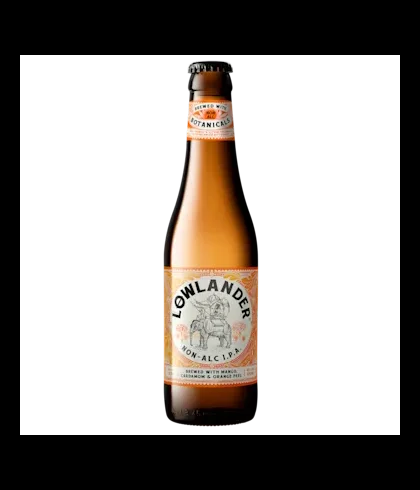 Lowlander Mango IPA alcoholvrij, bier op voorraad bij slijterij t Bockje in Bathmen