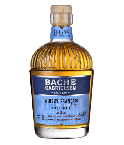 Fles Bache Gabrielsen 5 Ans Whisky Français, whisky, op voorraad bij slijterij t Bockje in Bathmen