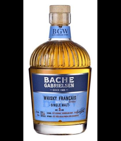 Fles Bache Gabrielsen 5 Ans Whisky Français, whisky, op voorraad bij slijterij t Bockje in Bathmen