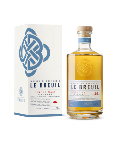 Fles Château du Breuil Origine, whisky, op voorraad bij slijterij ’t Bockje in Bathmen