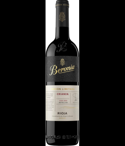 Fles Beronia Rioja Crianza Edición Limitada, wijn, op voorraad bij slijterij t Bockje in Bathmen