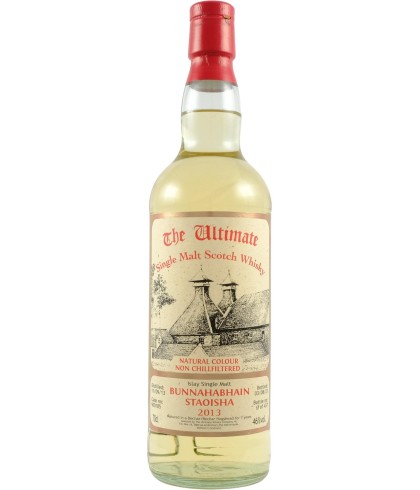 Fles The Ultimate Staoisha 2013, enkel vat gebotteld door The Ultimate uit Amersfoort, op voorraad bij slijterij t Bockje in Bathmen