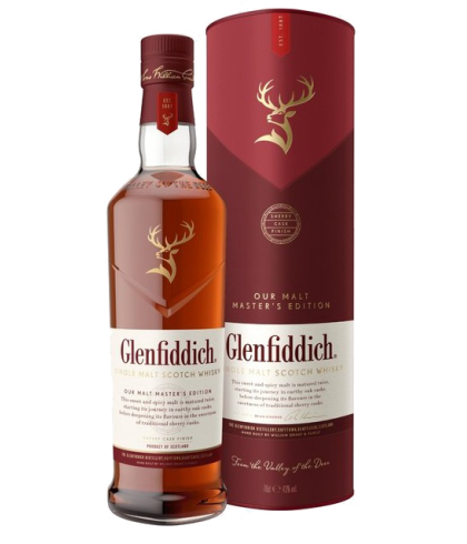 Fles Glenfiddich Malt Master’s Edition, single malt whisky, op voorraad bij slijterij t Bockje in Bathmen