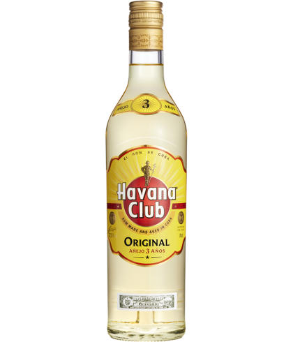 Fles Havana Club Añejo 3 años, rum, bij slijterij t Bockje in Bathmen