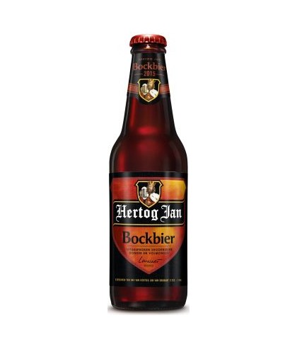 Hertog Jan Bockbier, bier op voorraad bij slijterij t Bockje in Bathmen