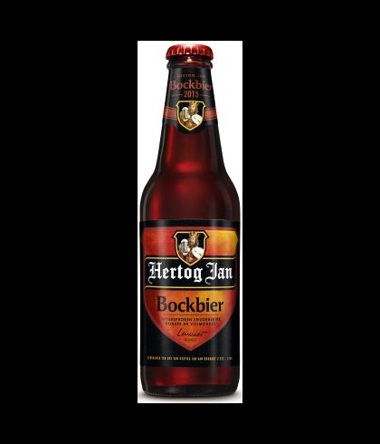 Hertog Jan Bockbier, bier op voorraad bij slijterij t Bockje in Bathmen