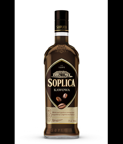 Fles Soplica Kawowa, wodka, op voorraad bij slijterij t Bockje in Bathmen
