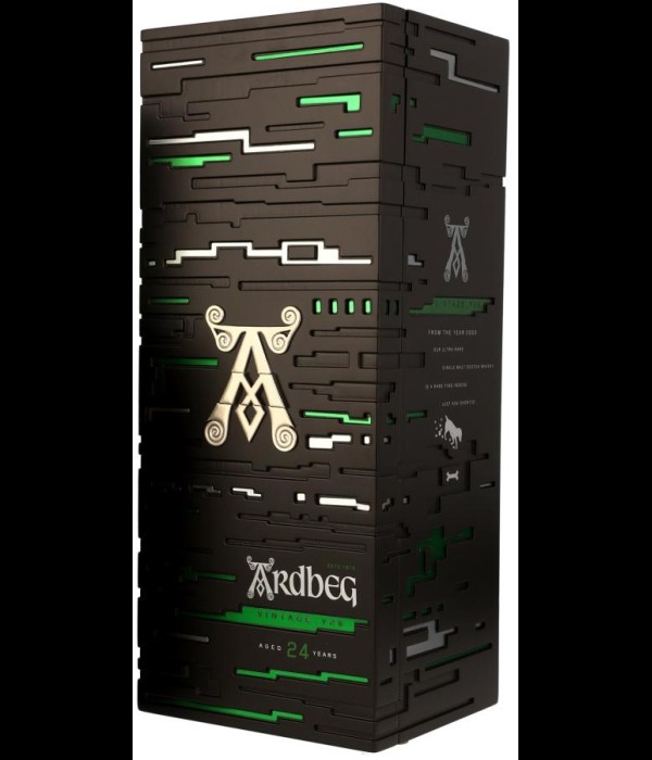 Ardbeg 24 Years old Vintage 2000 Y2K Islay single malt whisky bij t Bockje in Bathmen