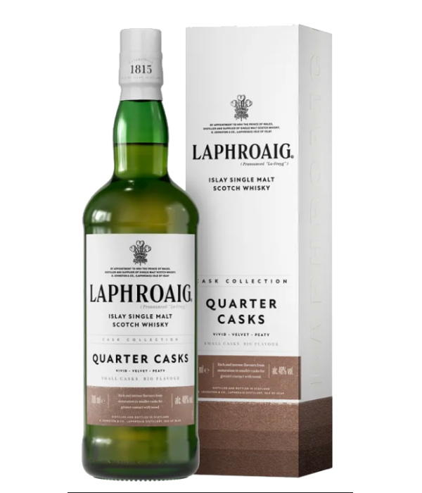 Laphroaig Quarter Cask Islay Single Malt whisky bij t Bockje in Bathmen