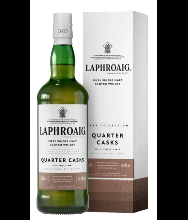 Laphroaig Quarter Cask Islay Single Malt whisky bij t Bockje in Bathmen