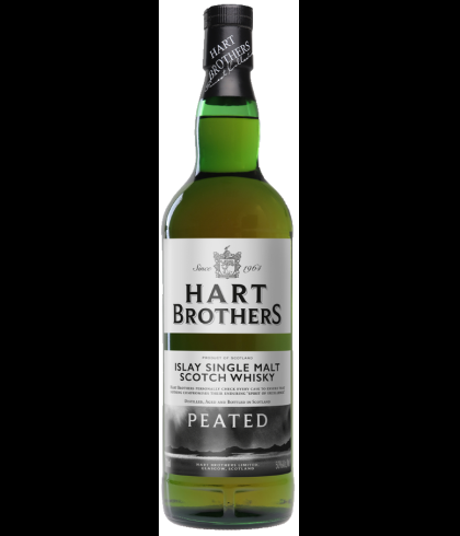 Fles Hart Brothers Islay Single Malt Peated, single malt whisky, op voorraad bij slijterij t Bockje in Bathmen
