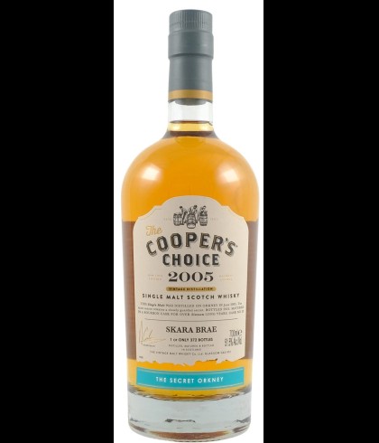Fles Cooper&rsquo;s Choice Skara Brae 16 Years Old 2005, single malt whisky, op voorraad bij slijterij t Bockje in Bathmen