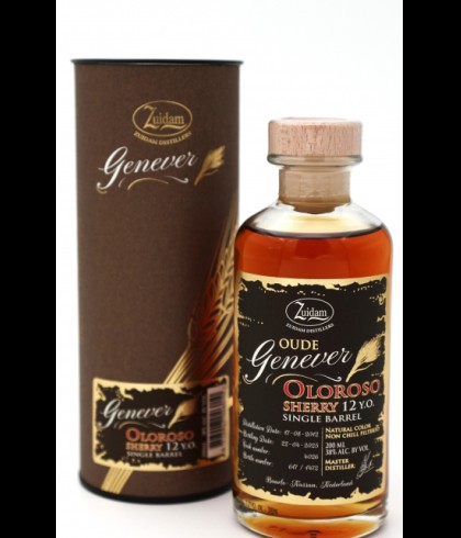 Zuidam Genever Oloroso Sherry 12 Years Old - 200 ml, jenever bij slijterij t Bockje in Bathmen