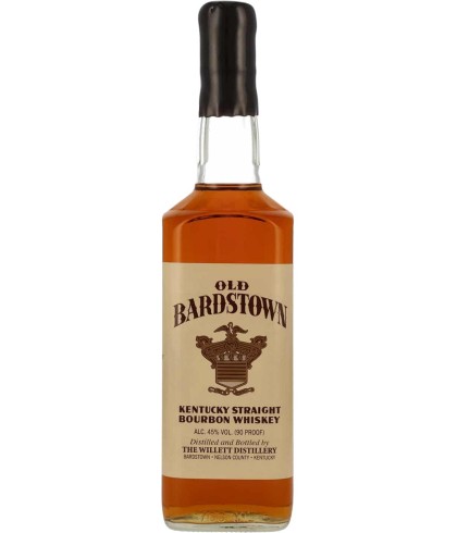 Fles Old Bardstown Kentucky Straight Bourbon Whiskey, whisky, bij slijterij ’t Bockje in Bathmen