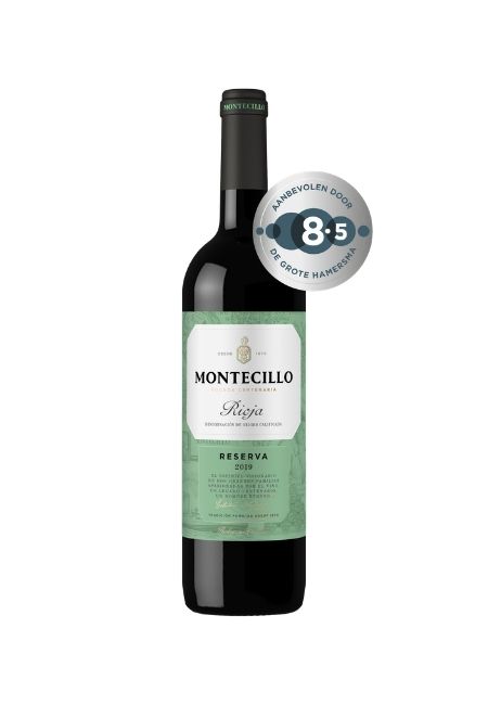 Fles Montecillo Rioja Reserva, wijn, op voorraad bij slijterij ’t Bockje in Bathmen