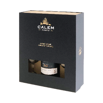 Cálem Port 10 Years Old + 2 glazen