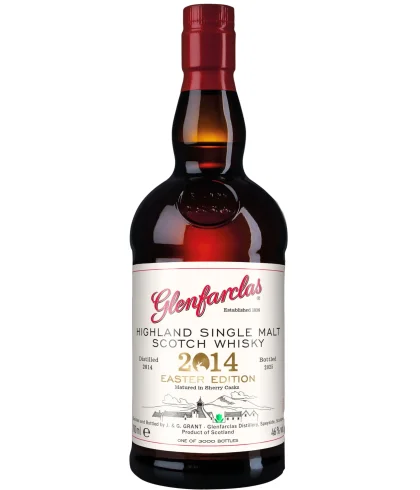 Fles Glenfarclas Easter Edition 2014/2025, single malt whisky, op voorraad bij slijterij t Bockje in Bathmen