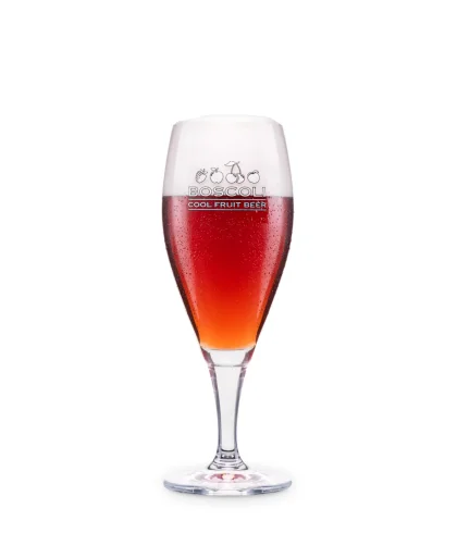 Boscoli Cool Fruit Beer Voetglas, glas bij t Bockje in Bathmen