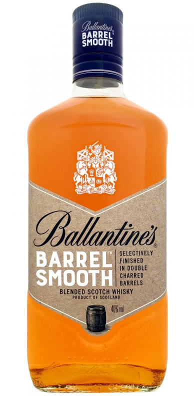 Fles Ballantine’s Barrel Smooth, single malt whisky, op voorraad bij slijterij t Bockje in Bathmen