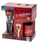 La Guillotine giftpack 4 flesjes + glas