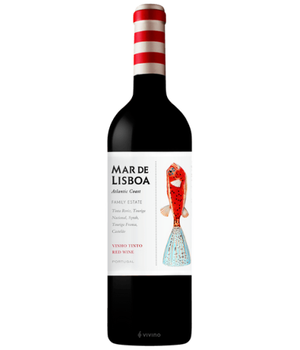 Fles Quinta de Chocapalha Mar de Lisboa Tinto, wijn op voorraad bij slijterij t Bockje in Bathmen