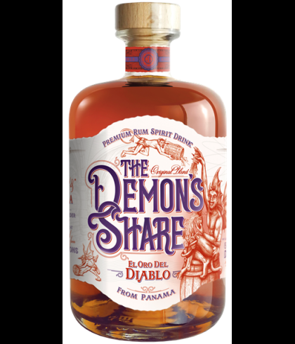 Fles Demon's Share Rum, rum, op voorraad bij slijterij t Bockje in Bathmen