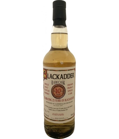 Fles Blackadder Glendullan 2010 10 Years Old, single malt whisky, op voorraad bij slijterij t Bockje in Bathmen