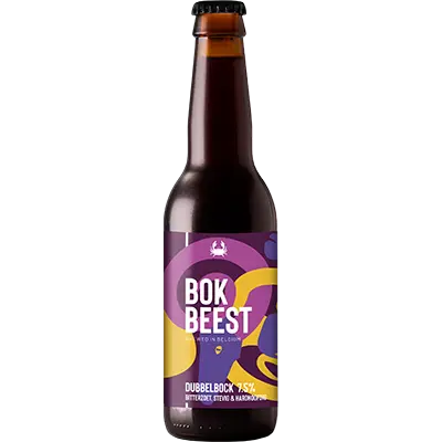 Fles Scheldebrouwerij Bokbeest Dubbelbock, bier van Scheldebrouwerij, op voorraad bij slijterij ’t Bockje in Bathmen