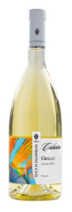 Fles Duca di Salaparuta Grillo, wijn, op voorraad bij slijterij ’t Bockje in Bathmen
