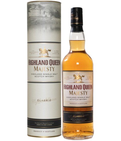 Fles Highland Queen Majesty, single malt whisky, op voorraad bij slijterij t Bockje in Bathmen